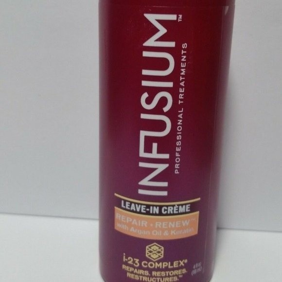 Infusium Leave in Creme Repair Renew Argan Keratin 3 Bottles Cream - Picture 1 of 12